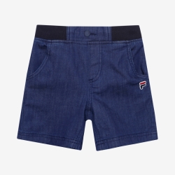 Fila Denim Shorts - Poikien Shortsit - Laivastonsininen | FI-85975